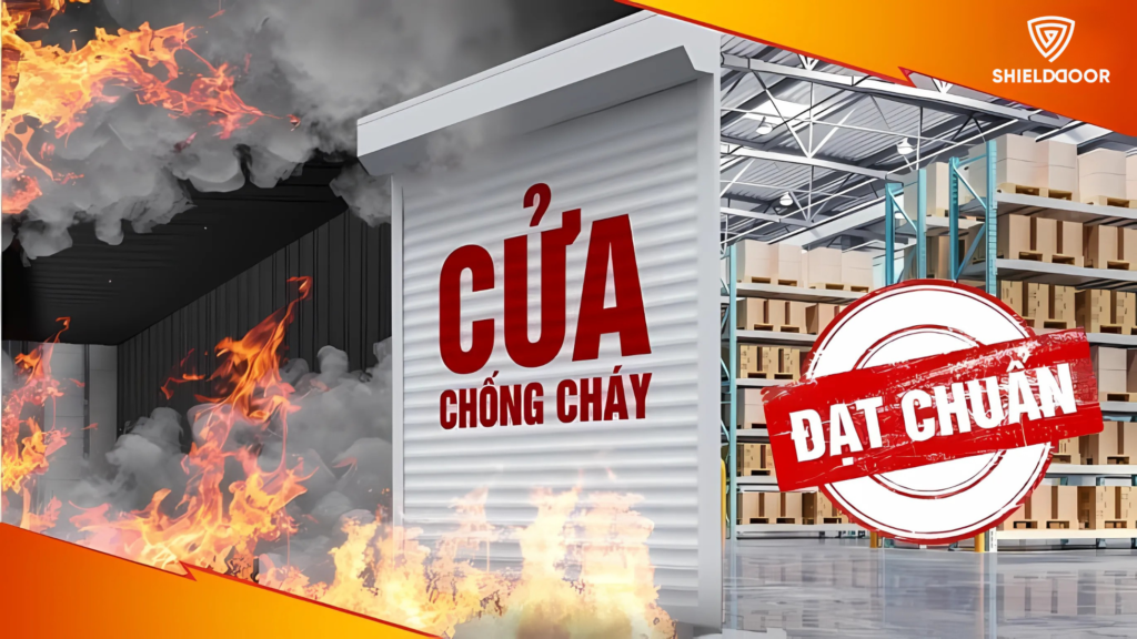 Rèm Chống Cháy Và Cửa Cuốn Chống Cháy Shielddoor – Giống Và Khác Nhau Thế Nào? 1 Cửa Cuốn Chống Cháy Shielddoor